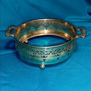 Vintage/ antique Silver Plated Dish holder